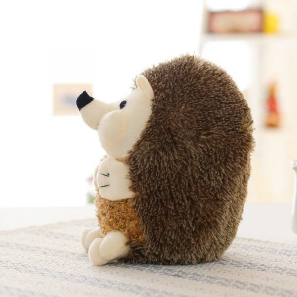 17cm Brown Hedgehog Sitting Simulated Animal Plush - Image 5