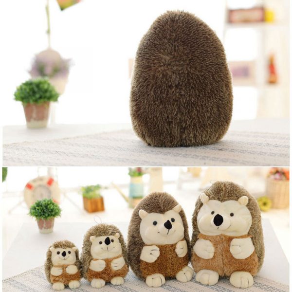 17cm Brown Hedgehog Sitting Simulated Animal Plush - Image 6