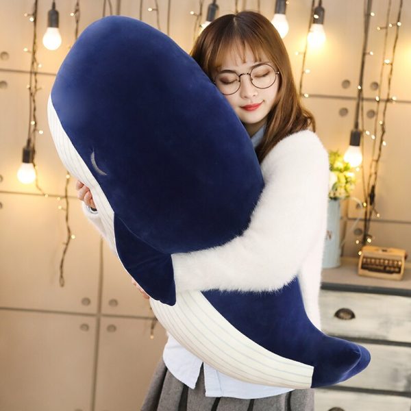 25cm Blue Whale Big Sea Animal Toy Plush - Image 2