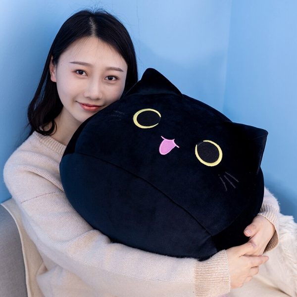 20-40cm Black Pink Cat Yellow Shiba Inu Round Animal Plush - Image 3