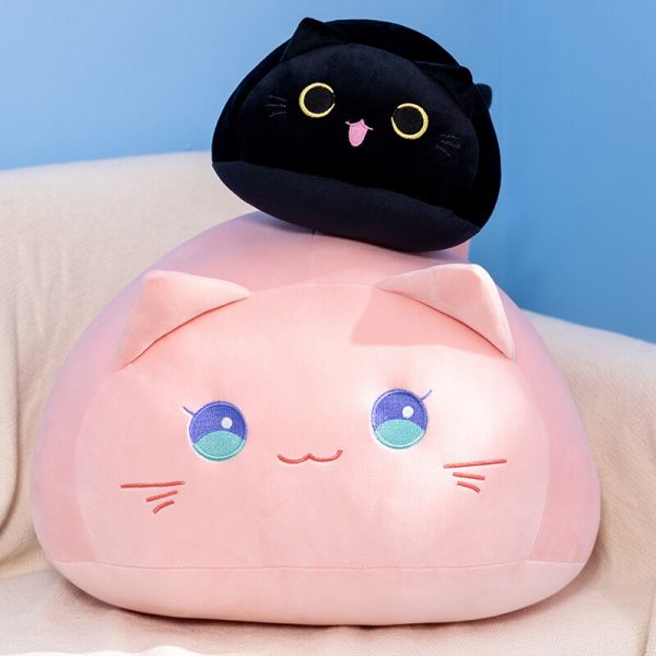 20-40cm Black Pink Cat Yellow Shiba Inu Round Animal Plush - Image 4