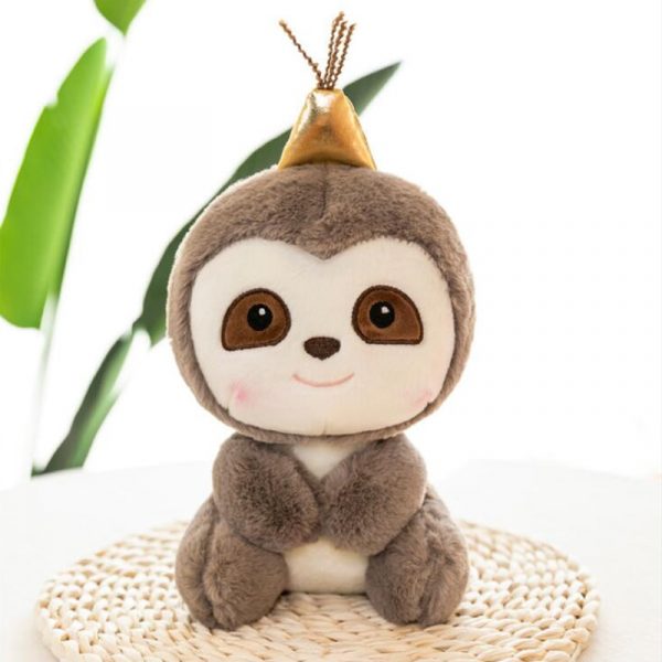 20cm Colorful Animal Sitting Rabbit Elephant Folivora Hamsters Stuffed Animal Plush - Image 2