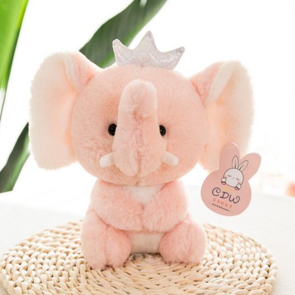 20cm Colorful Animal Sitting Rabbit Elephant Folivora Hamsters Stuffed Animal Plush - Image 3
