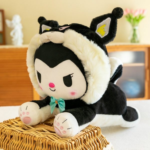 23-45cm Colorful Kuromi My Melody Cinnamoroll Animal Transformation Plush - Image 4