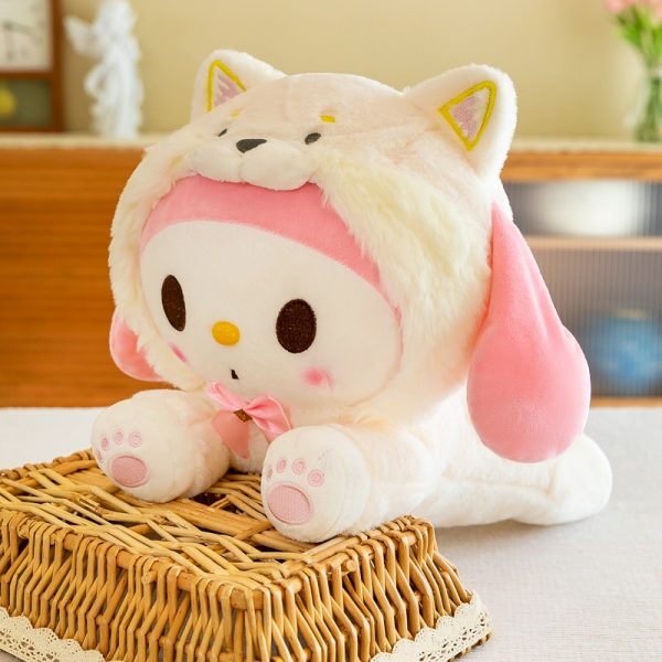23-45cm Colorful Kuromi My Melody Cinnamoroll Animal Transformation Plush - Image 6