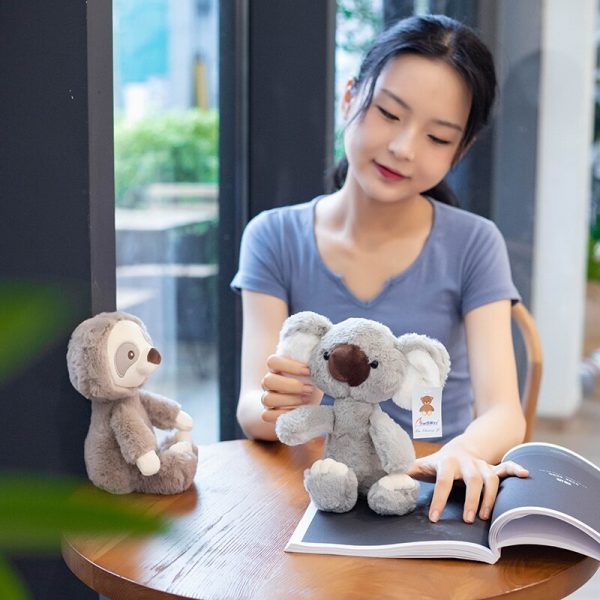 20-26cm Colorful Simulation Animal Sweet Sloth Koala Flamingo Bird Toy Plush - Image 3