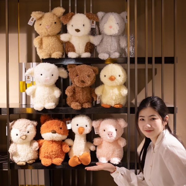 20-26cm Colorful Simulation Animal Sweet Sloth Koala Flamingo Bird Toy Plush - Image 5