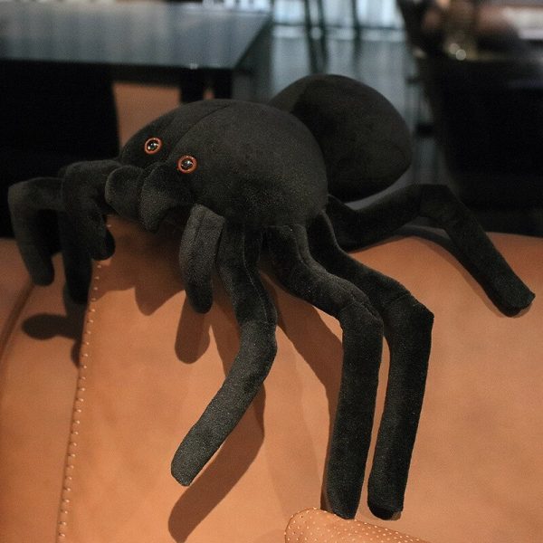 30-120cm Black Spider Simulation Big Size Wild Spider Plush - Image 6