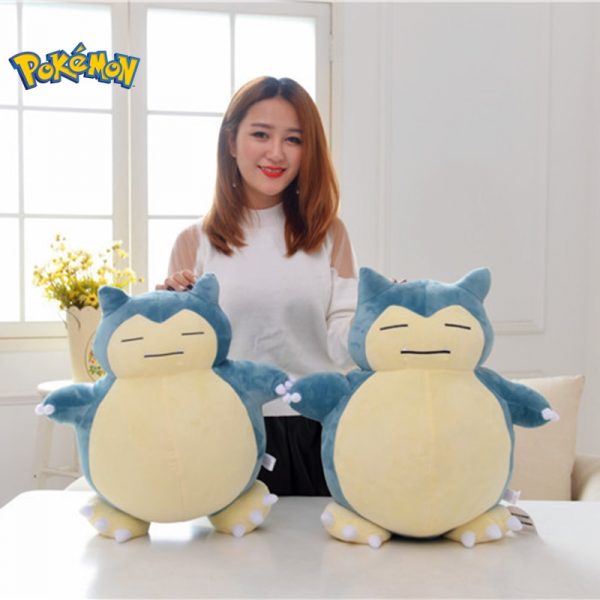 30-50cm Baby Snorlax Kabi Bear Anime Pokemon Pet Pocket Monsters Plush - Image 2