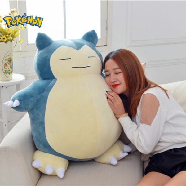30-50cm Baby Snorlax Kabi Bear Anime Pokemon Pet Pocket Monsters Plush - Image 4