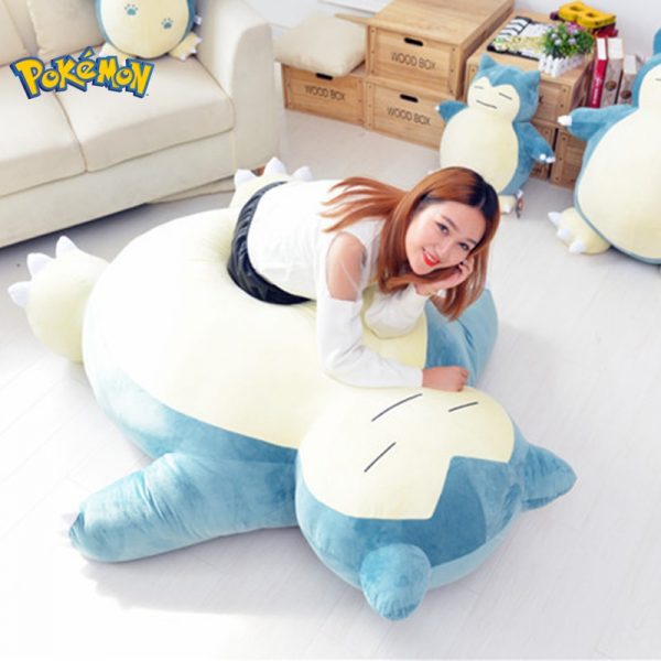 30-50cm Baby Snorlax Kabi Bear Anime Pokemon Pet Pocket Monsters Plush - Image 5