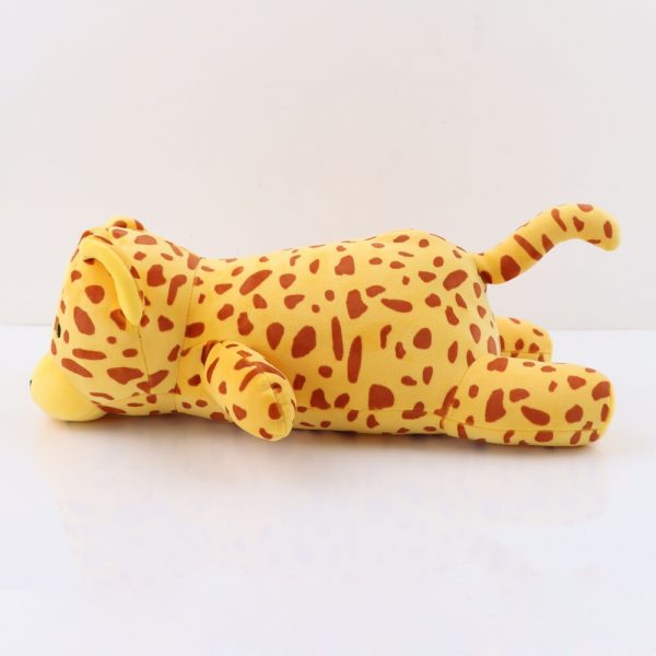 38cm Yellow Leopard Lying Doll Plush - Image 3