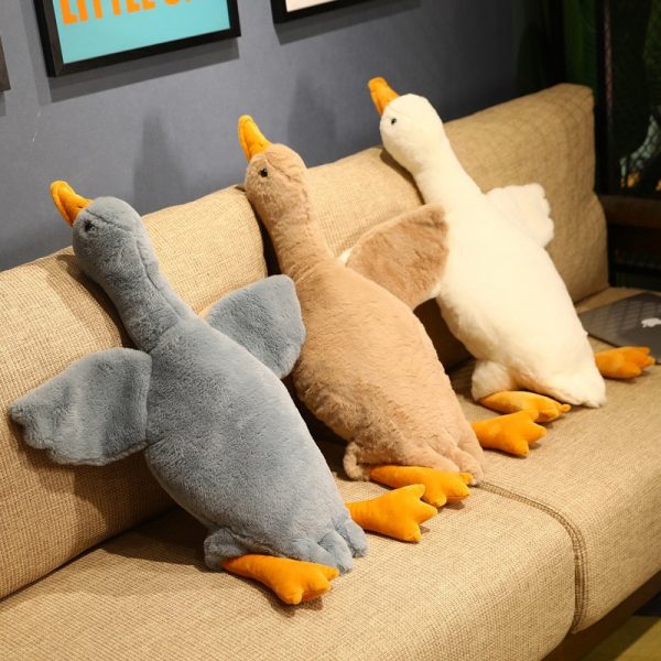 50cm White Gray Brown Giant Goose Dolls Plush