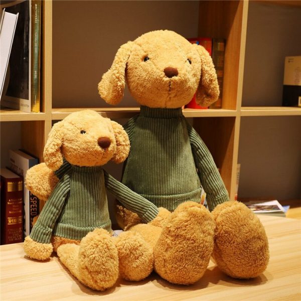 55cm Brown White Dog Mouse Rabbit Elephant Long Leg Animal Wearing Clothes Plush - Image 3