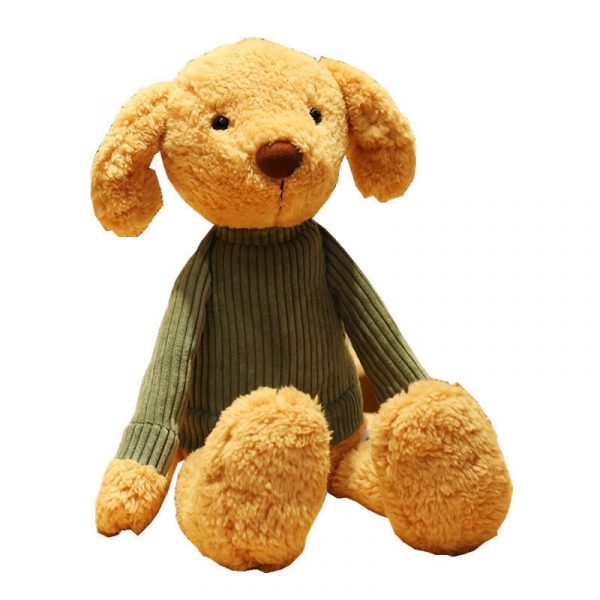 55cm Brown White Dog Mouse Rabbit Elephant Long Leg Animal Wearing Clothes Plush - Image 6