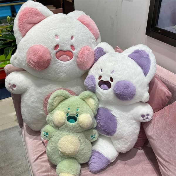40cm Colorful Dudu Cat Cartoon Animal Doll Plush - Image 3