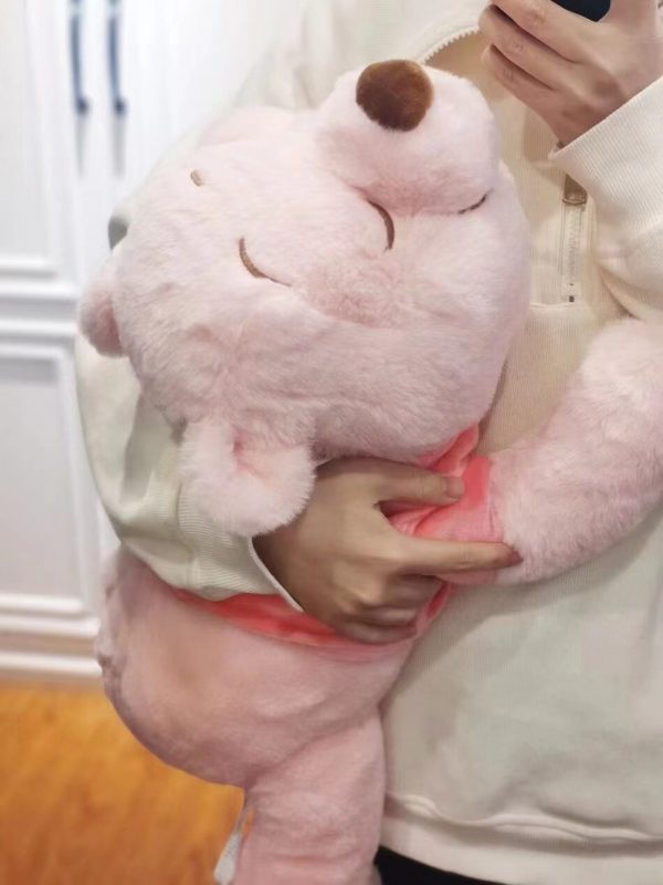60cm Pink Yellow Pupu Bear Big Stuffed Animals Toys Plush - Image 2