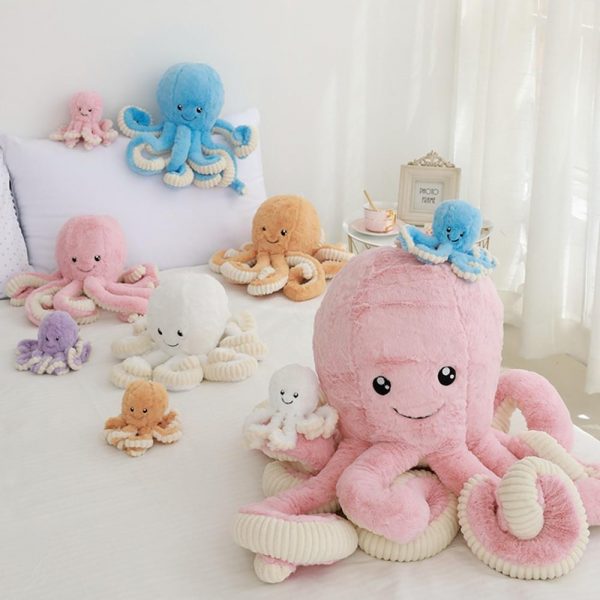 18-80cm Colorful Simulation Octopus Doll Plush - Image 4