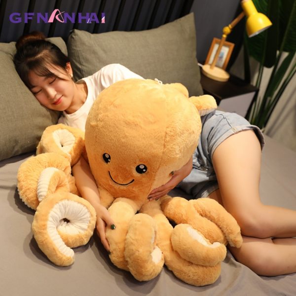 18-80cm Colorful Simulation Octopus Doll Plush