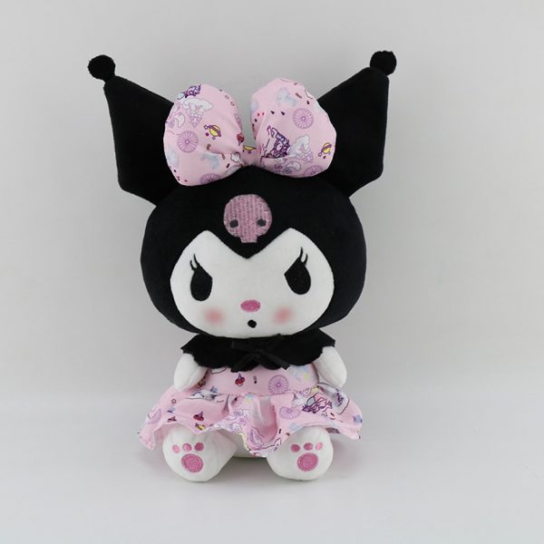 12-25cm Colorful Kuromi My Melody Cinnamoroll Anime Sanriod Toys Plush - Image 2