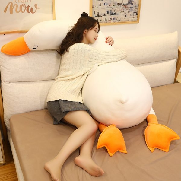70-160cm White Yellow Gray Goose Stuffed Toys Animal Plush