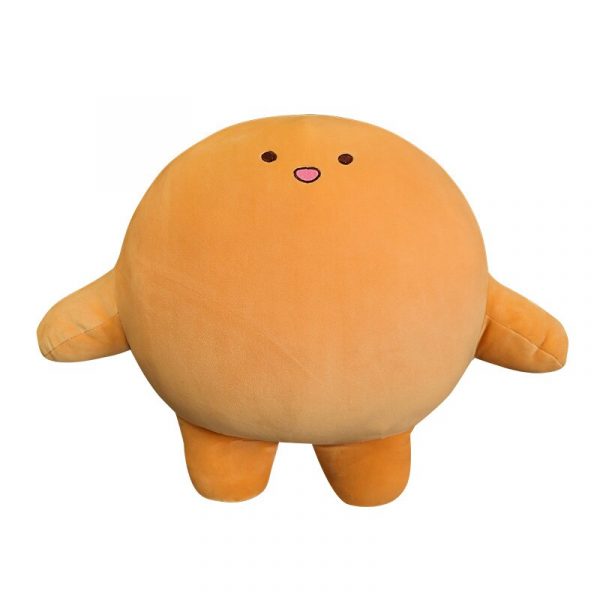 30-40cm White and Brown Octopus Big Face Pendant Toy Plush - Image 4