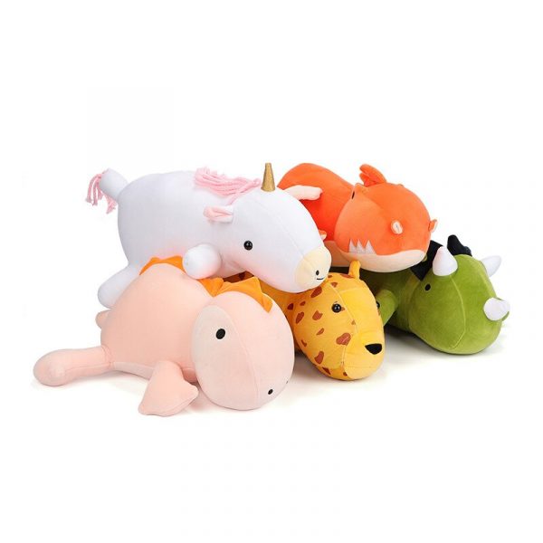 40-60cm Red Dinosaur Huang Bao Pink Dinosaurs Green Dinosaurs Big White Unicorn Toy Plush