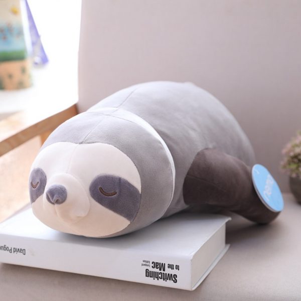 65cm Black Gray Blue Auburn Oceanarium Lying Sloth Penguin Stuffed Animal Plush - Image 2