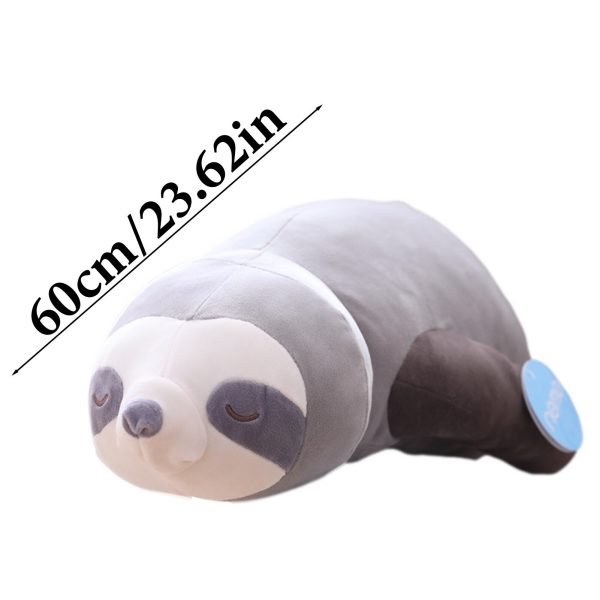 65cm Black Gray Blue Auburn Oceanarium Lying Sloth Penguin Stuffed Animal Plush - Image 5
