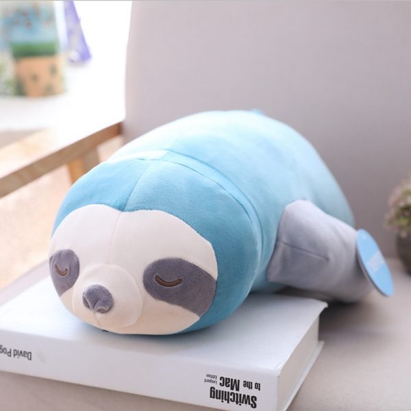 65cm Black Gray Blue Auburn Oceanarium Lying Sloth Penguin Stuffed Animal Plush - Image 6