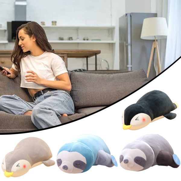 65cm Black Gray Blue Auburn Oceanarium Lying Sloth Penguin Stuffed Animal Plush
