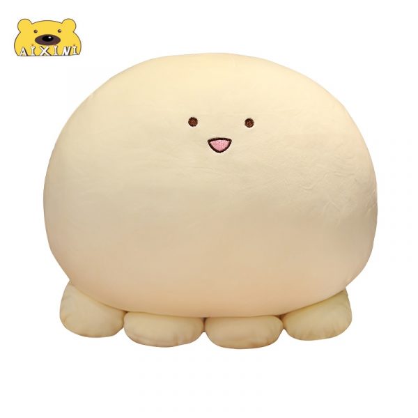 23-50CM White Octopus Big Head Stuffed Animals Plush - Image 5