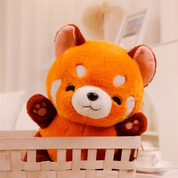 23-60cm Red Raccoon Smiling Toy Plush - Image 6