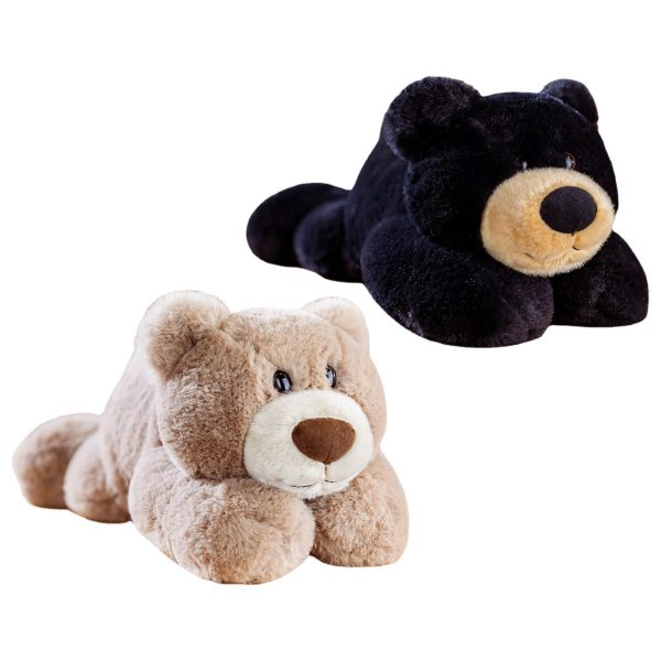 35-55cm Black and Gray Bear Hug Dolls Plush - Image 4