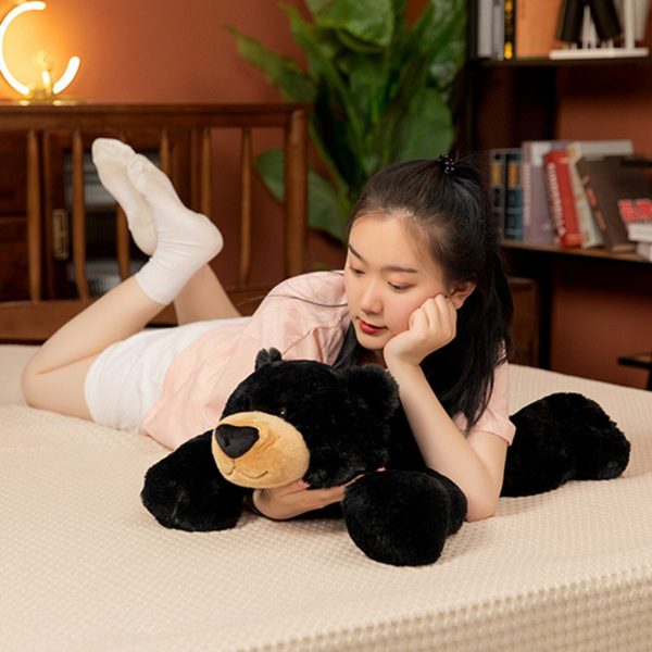 35-55cm Black and Gray Bear Hug Dolls Plush - Image 5
