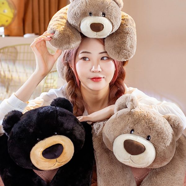 35-55cm Gray Tummy Bear Weighted Stuffed Animal Plush - Image 4