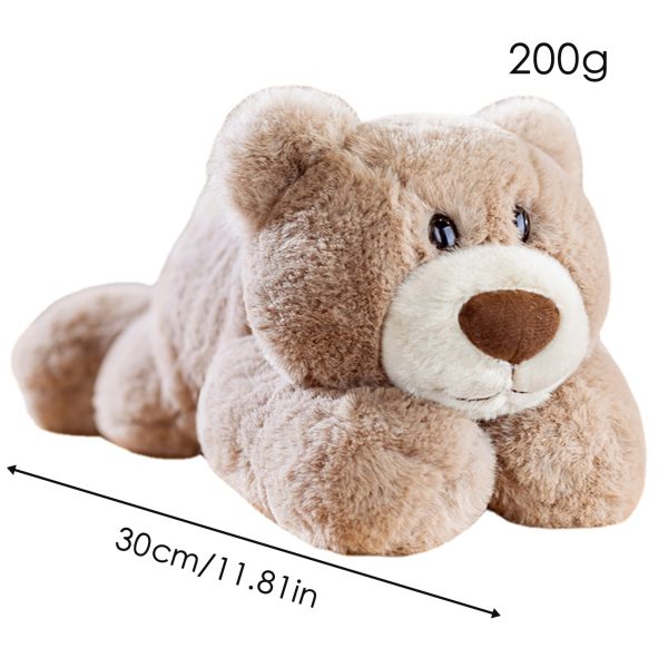 35-55cm Gray Tummy Bear Weighted Stuffed Animal Plush - Image 6
