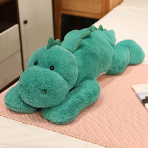 30 cm Pink Blue Gray Polar Bear Dinosaur Pig Husky Weighted Stuffed Animal Plush - Image 4